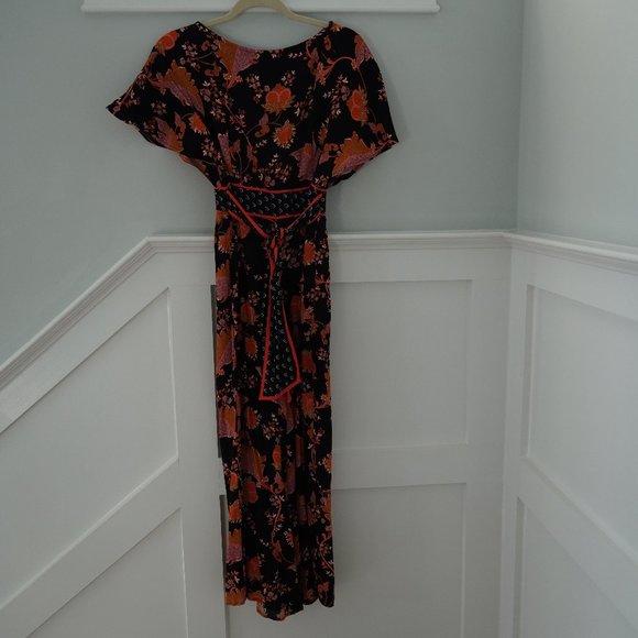 Anthro Maeve Botanical Print Jumpsuit - Picture 3 of 9